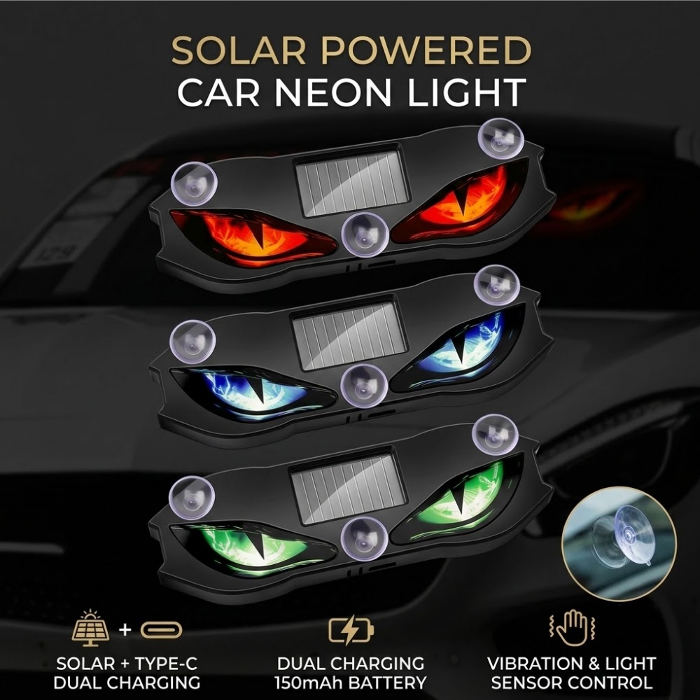 Renewable Energy Solar - Lampu Neon Mobil Tenaga Surya Lampu