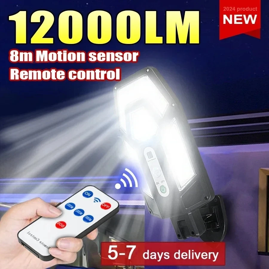 Renewable Energy Solar - Lampu Dinding Tenaga Surya 12000LM yang