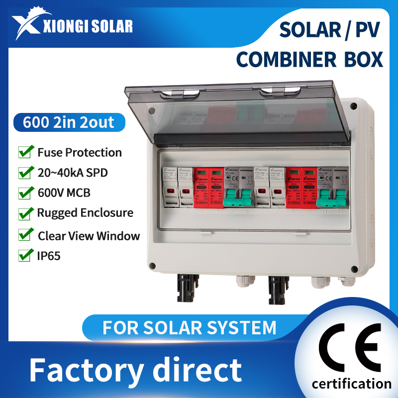Renewable Energy Solar - Kotak Kombiner PV Kawat Tembaga Penuh