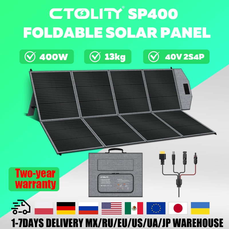 CTOLITY 400W Panel Surya Porta - Rv Solar Kit 400W ulasan dan harga