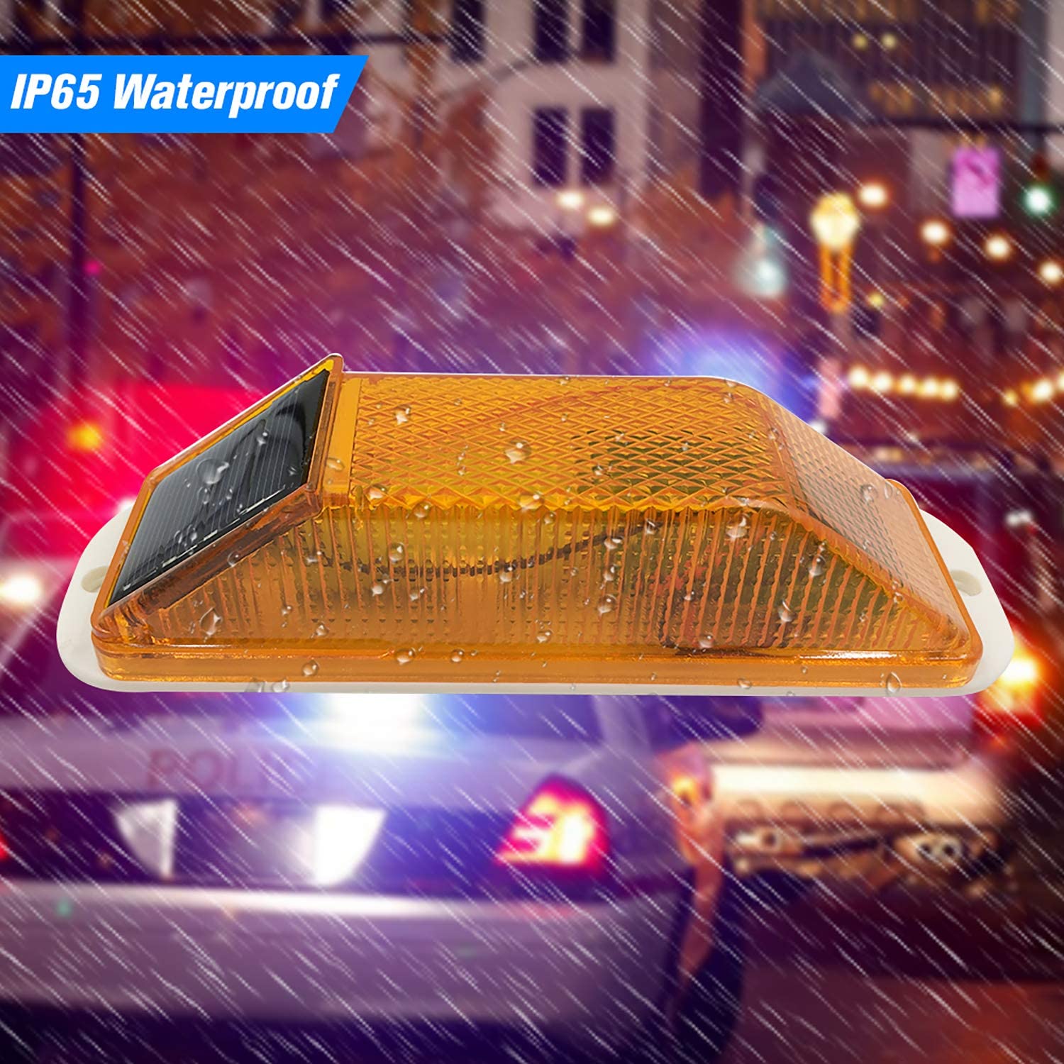 Lampu peringatan strobo surya  - Renewable Energy Solar ulasan dan harga