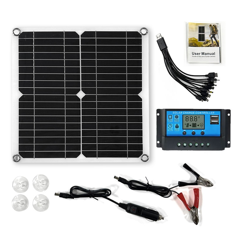 Kit Panel surya 400W, sel tena - Rv Solar Kit 400W ulasan dan harga