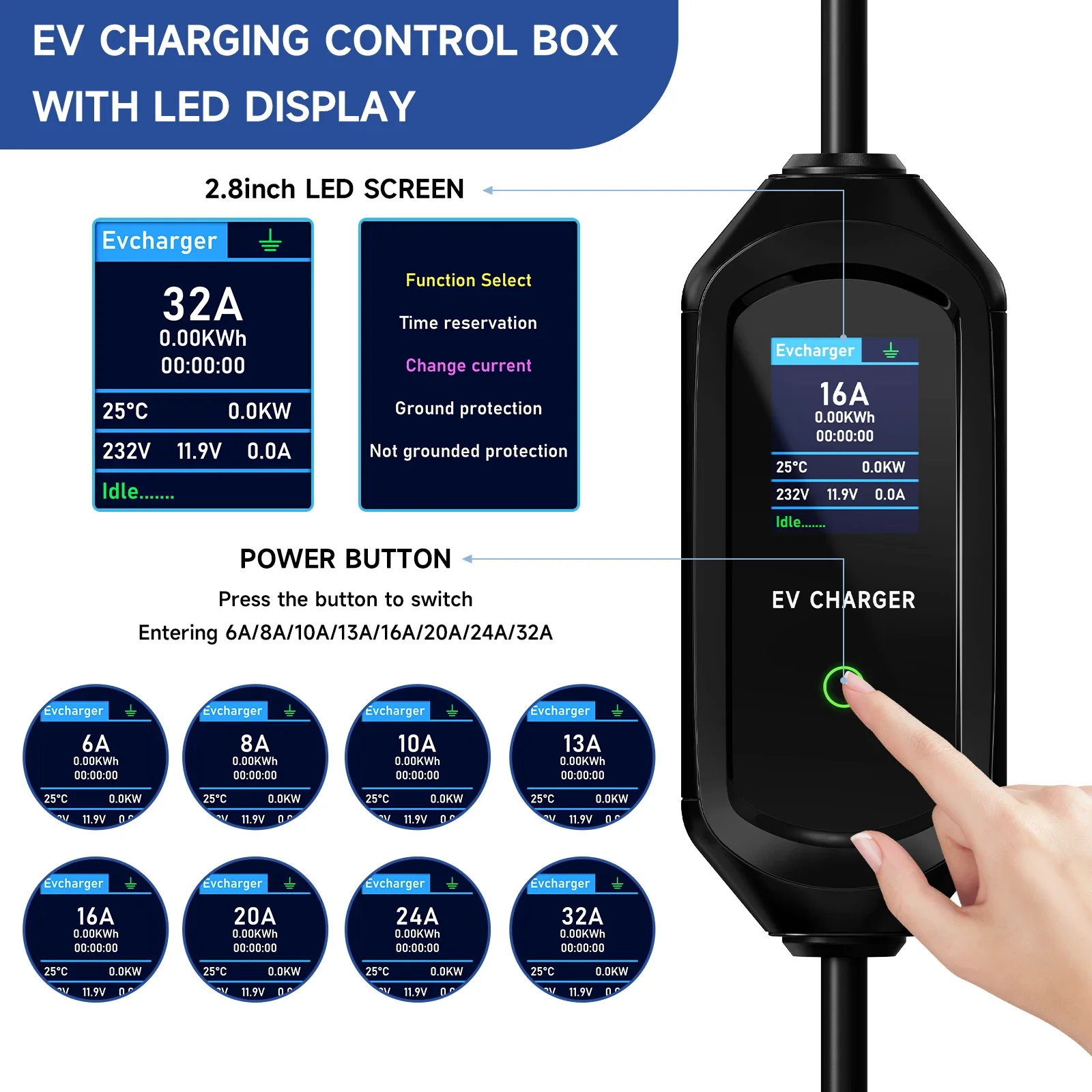 Puppyfc 7.2KW Tipe1 Pengisi Da - Ev Charger Wallbox ulasan dan harga