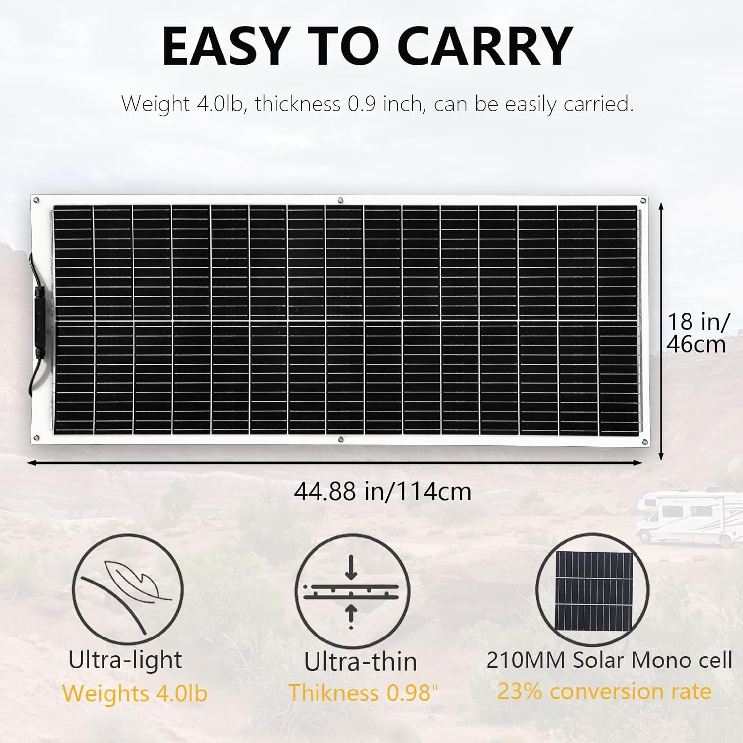 500W 400W 200W 100W Kit Panel  - Rv Solar Kit 400W ulasan dan harga