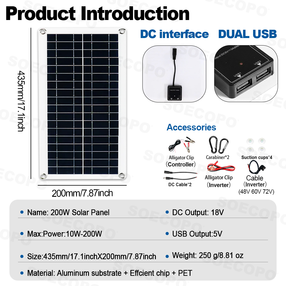 Kit Tenaga Surya 30000W untuk  - Rv Solar Kit 400W ulasan dan harga