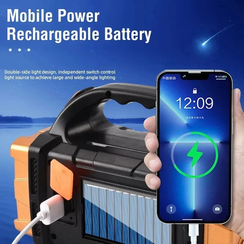 Senter LED Tenaga Surya USB Po - Renewable Energy Solar ulasan dan harga